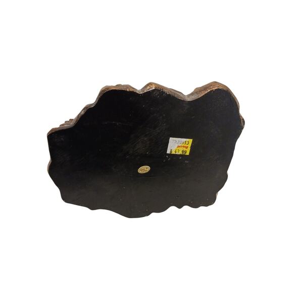 Vintage 1980s Madonna 8" Virgin Mary Jesus Child Figure Resin Gold Brass tone - Picture 10 of 12